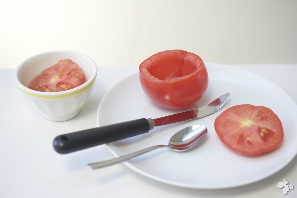 gevulde tomaat