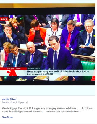 sugar tax frisdrank jamie oliver