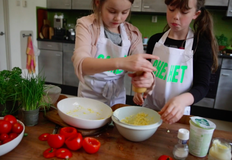 nieuwe schijf van vijf groente